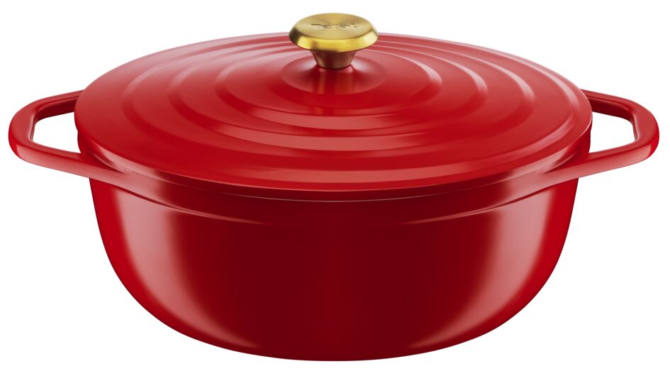 AIR CAST ALUMINIUM OVAL COCOTTE 30x23+LID