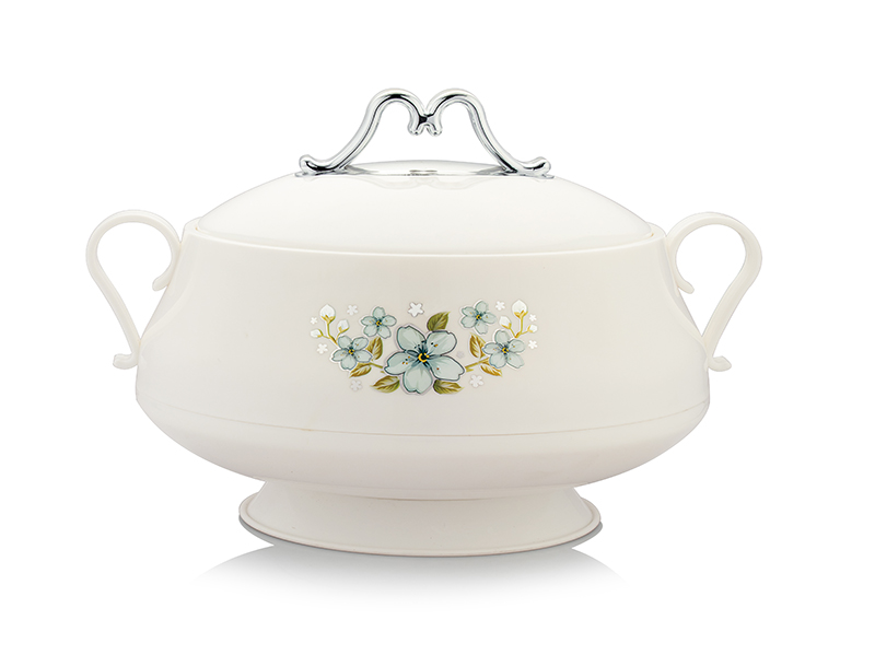 Shahi Hot Pot White, S/Steel Pot. Capacity 2.5 Ltr.